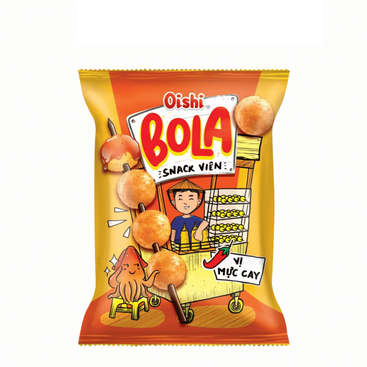 OISHI SPICY SQUID - VIETNAM ORIGIN