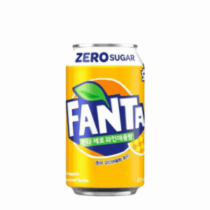 FANTA ZERO SUGAR PINEAPPLE - KOREAN ORIGIN