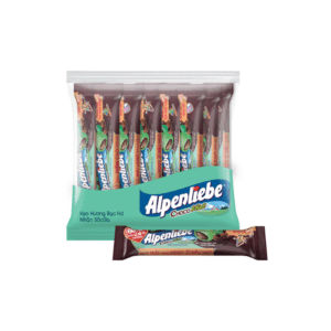 ALPENLIEBE HARD CANDY WITH SMOOTH PEPPERMINT AND CHOCOLATE FILLING