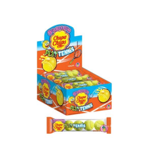 CHUPA CHUPS BUBBLEGUM PLAY TENNIS PINEAPPLE FLAVOR BLOWING GUM