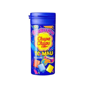 CHUPA CHUPS COLORING BLOWING GUM JAR 27G