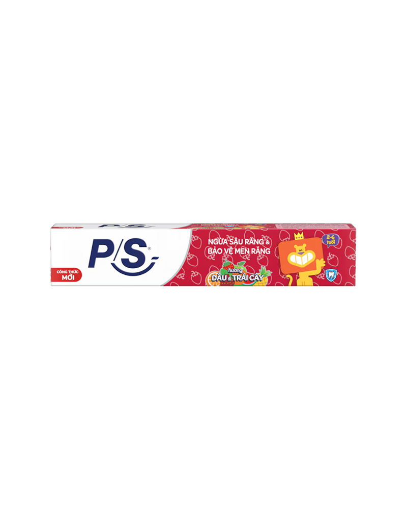 P/S 2-6 AGES, ORANGE - STRAWBERRY TOOTHPASTE CHILDREN