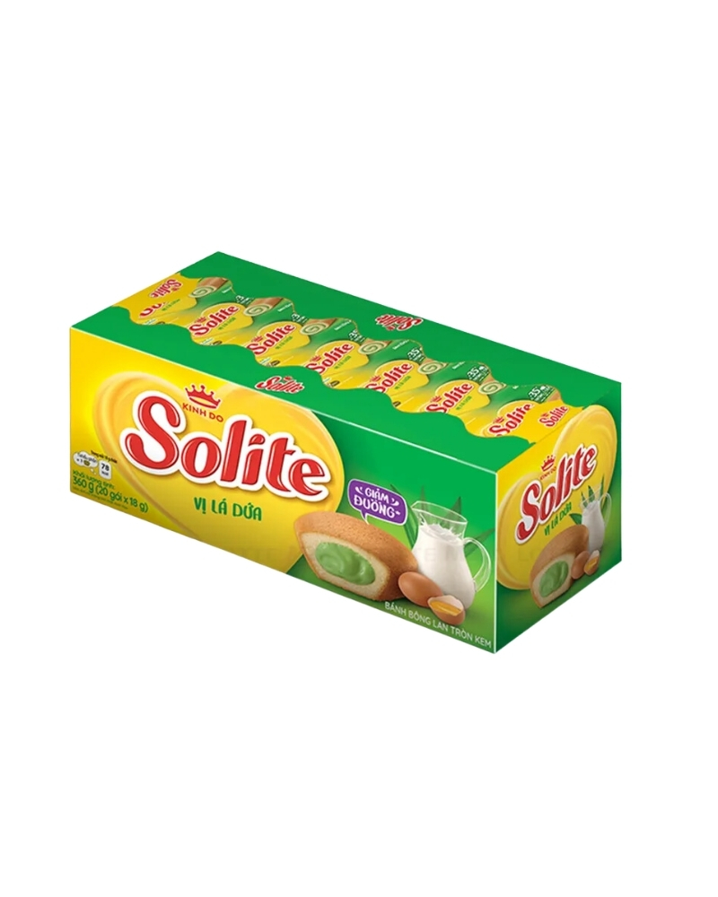 SOLITE PANDAN LEAVES FLAVOR SPONGE CAKE
