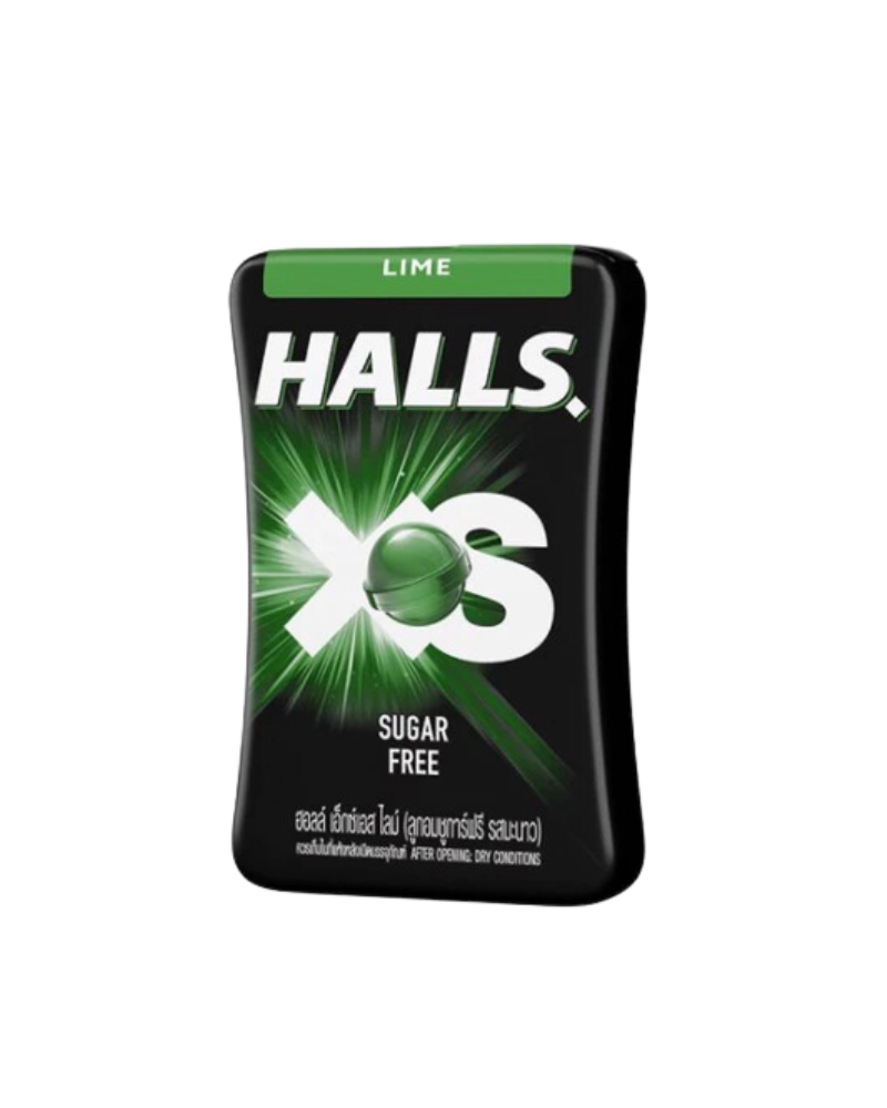 HALLS XS LIME SUGAR FREE
