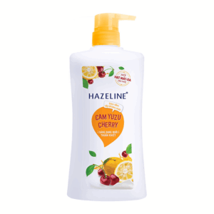 HAZELINE YUZU ORANGE & CHERRY SHOWER GEL