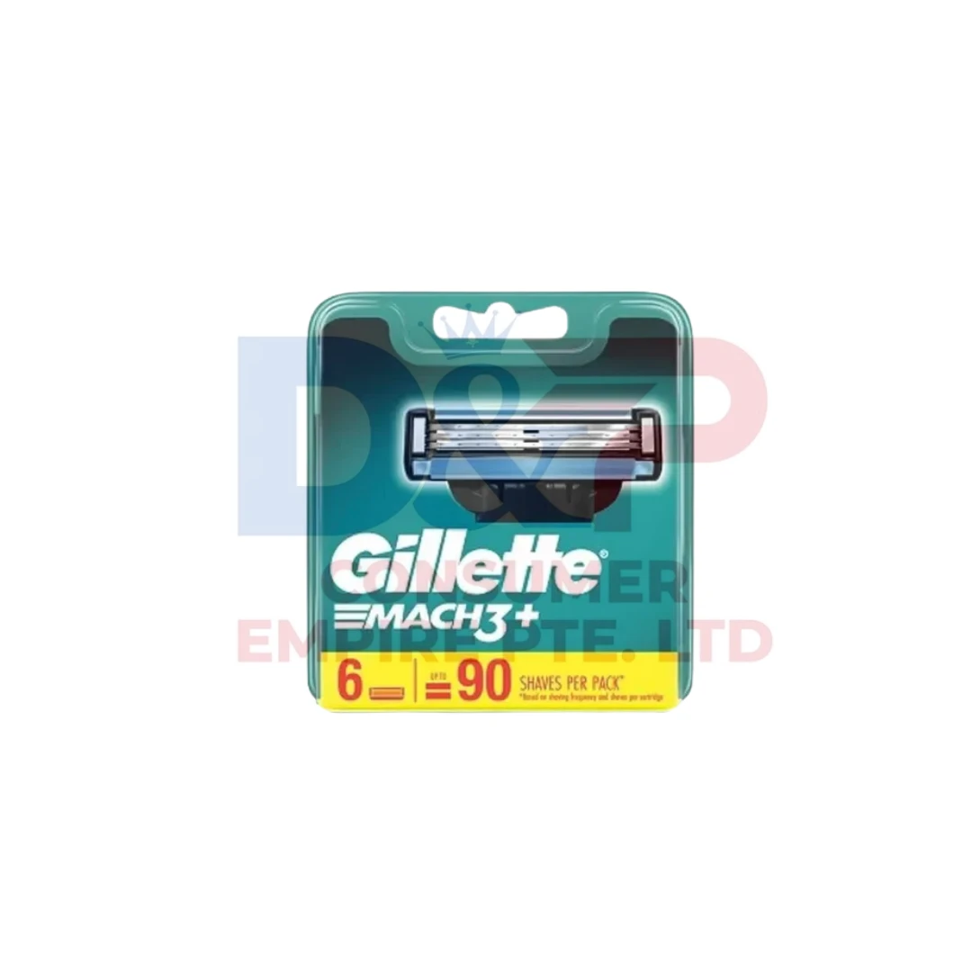 GILLETTE MACH 3+ 6 CARTRIDES BLADE - VIETNAM ORIGIN