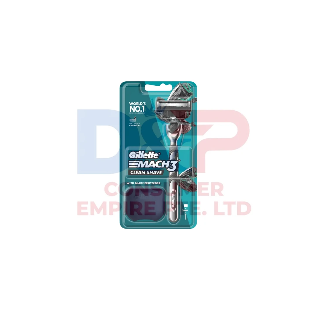 GILLETTE MACH 3 CLEAN SHAVE 1 RAZOR + 1 BLADE - VIETNAM ORIGIN