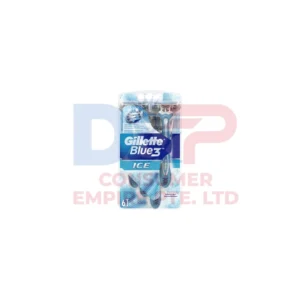 GILLETTE BLUE 3 ICE 6 RAZORS - VIETNAM ORIGIN