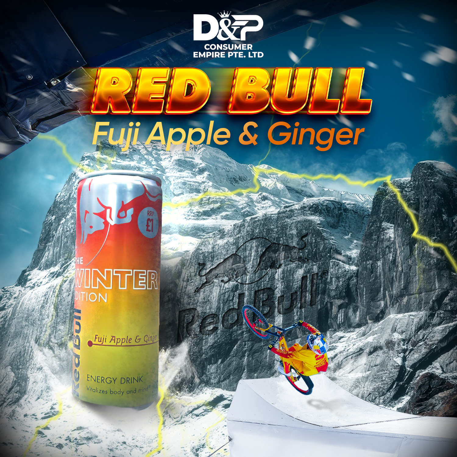 Red Bull Fuji Apple & Ginger - energy drink - wholesale - FMCG distributors
