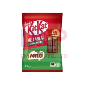 KITKAT MILO WITH IRON SUPPLEMENT 10 PCS WHOLESALE 124G - JAPAN ORIGIN