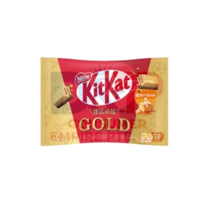 KITKAT GOLD SALTED CARAMEL FLAVOR 10 PCS WHOLESALE 124G - JAPAN ORIGIN
