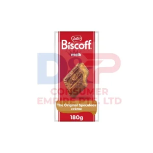 WHITE CHOCOLATE SPECULOOS PIECES WHOLESALE 16 X 180G TABLETS - NETHERLANDS ORIGIN