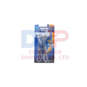 GILLETTE BLUE 3 WHOLESALE 2 RAZORS - VIETNAM ORIGIN