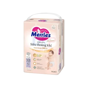 MERRIES BREATHABLE BABY DIAPER NB62 WHOLESALE NB62 - VIETNAM ORIGIN