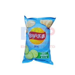 LAYS LIME FLAVOR POTATO CHIPS PACK 23G WHOLESALE 23G - CHINA ORIGIN