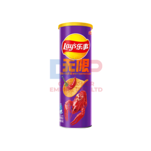 LAYS INFINITE SPICY CRAWFISH FLAVOR CAN 90G CHINA ORIGIN 90G - CHINA ORIGIN