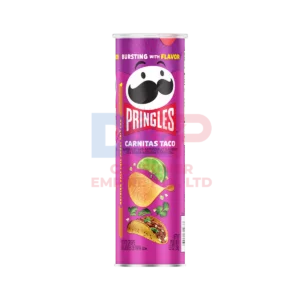 PRINGLES CARNITAS TACO 5.5 OZ 158G WHOLESALE 5.5 OZ (158G) - US ORIGIN