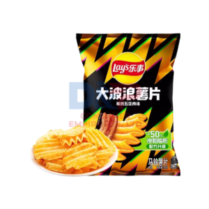 LAYS BIG WAVE GRILLED PORK FLAVOR 40G CHINA ORIGIN 40G - CHINA ORIGIN