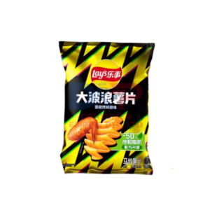 LAYS BIG WAVE ROASTED CHICKEN WINGS FLAVOR 70G CHINA ORIGIN 70G - CHINA ORIGIN