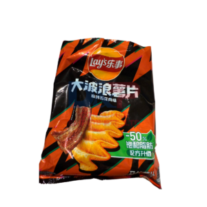 LAYS BIG WAVE GRILLED PORK FLAVOR 70G CHINA ORIGIN 70G - CHINA ORIGIN