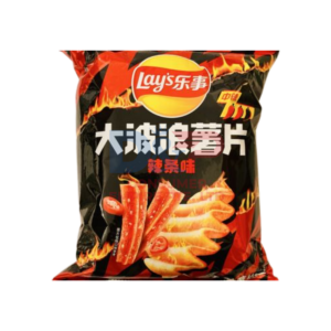 LAYS BIG WAVE SPICY STRIPS FLAVOR 70G CHINA ORIGIN 70G - CHINA ORIGIN