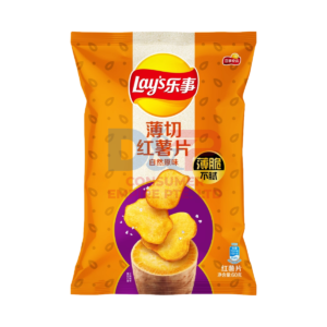 LAYS THIN CUT SWEET POTATO CHIPS BLACK SUGAR FLAVOR 60G CHINA ORIGIN 60G - CHINA ORIGIN