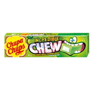 CHUPA CHUPS INCREDIBLE CHEW GREEN APPLE 45G WHOLESALE 45G - VIETNAM ORIGIN