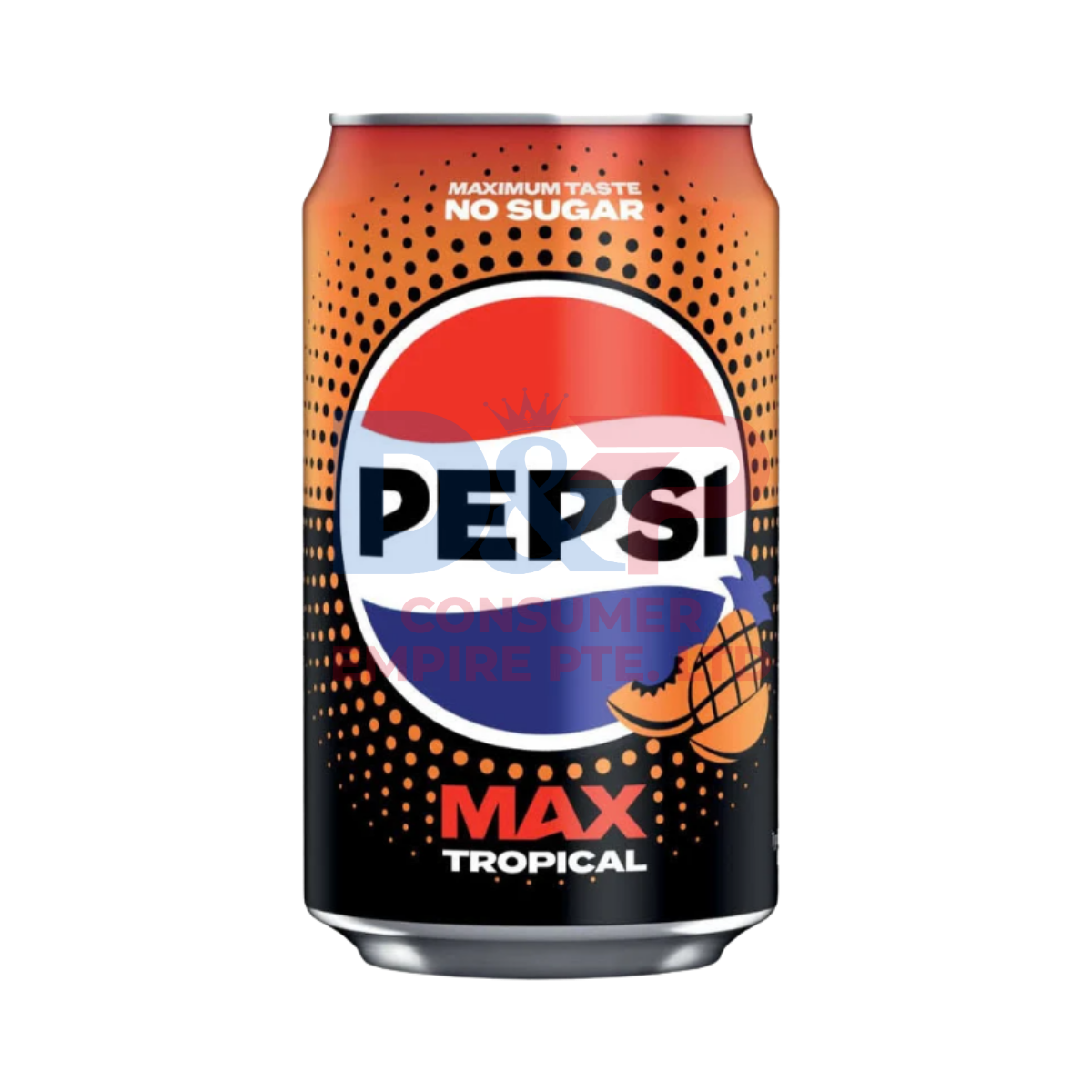PEPSI MAX ZERO SUGAR TROPICAL 330ML 24X330ML WHOLESALE 330ML - UK ORIGIN