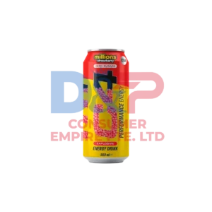 BOOST MILLIONS STRAWBERRY ZERO SUGARS CAN 500ML WHOLESALE 500ML - UK ORIGIN