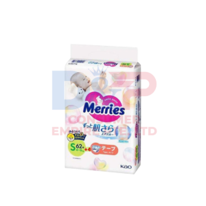 MERRIES BABY TAPE DIAPERS S 62 VIETNAM ORIGIN WHOLESALE S 62 TAPE - VIETNAM ORIGIN