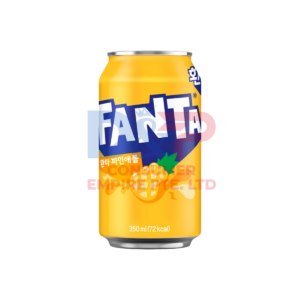 FANTA PINEAPPLE FLAVOR CAN 350ML KOREA ORIGIN WHOLESALE 350ML - KOREA ORIGIN