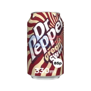 DR PEPPER CREAM SODA 330ML WHOLESALE 330ML - UK ORIGIN