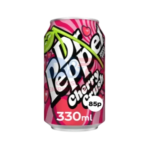 DR PEPPER CHERRY CRUSH 330ML WHOLESALE 330ML - UK ORIGIN