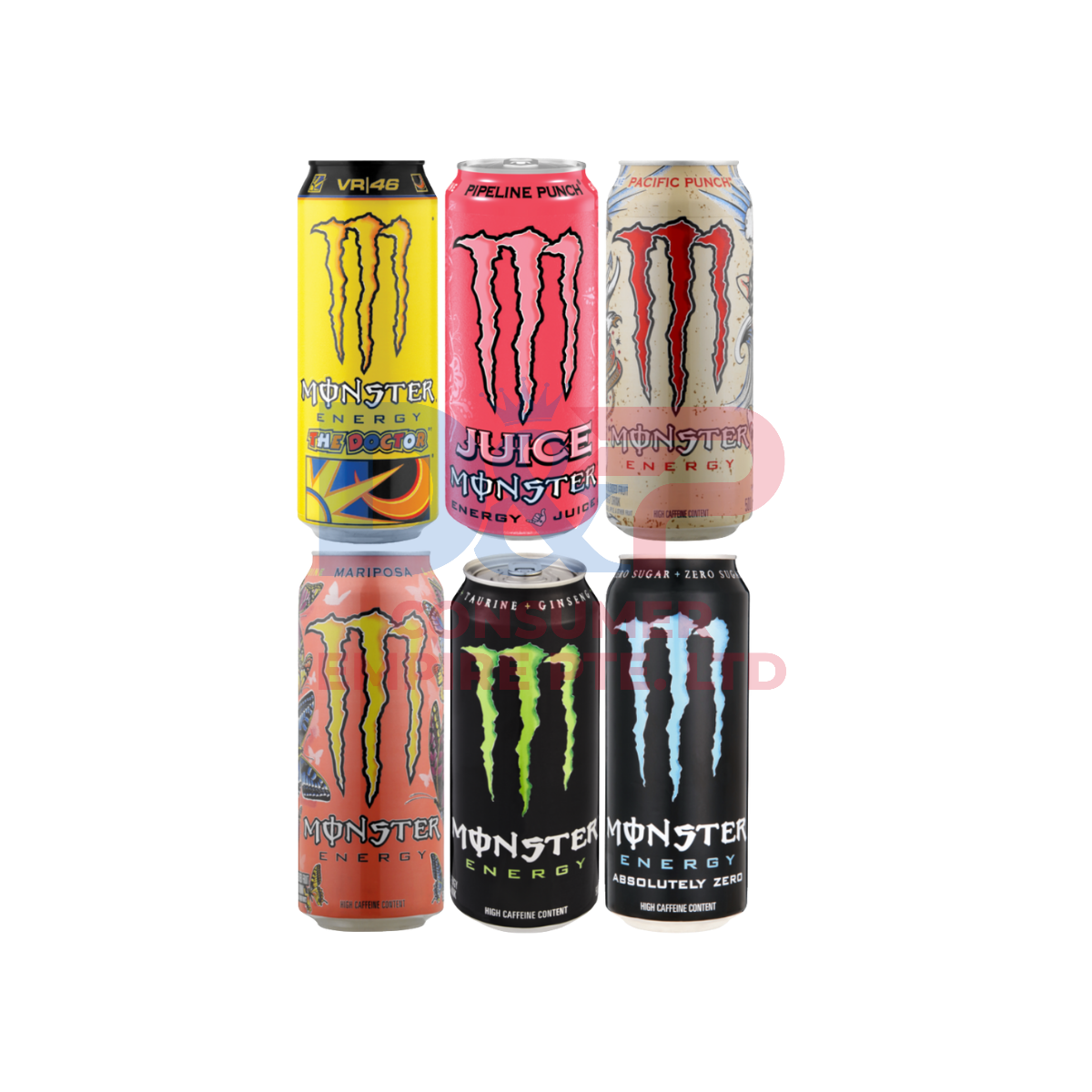 MONSTER ENERGY FLAVORED CAN 500ML SOUTH AFRICA ORIGIN WHOLESALE 500ML - SOUTH AFRICA ORIGIN