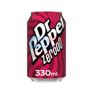 DR PEPPER ZERO 330ML WHOLESALE 330ML - UK ORIGIN