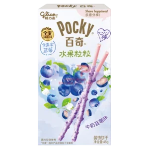 POCKY MILK BLUEBERRY FLAVOR 140G WHOLESALE 50G - CHINA ORIGIN