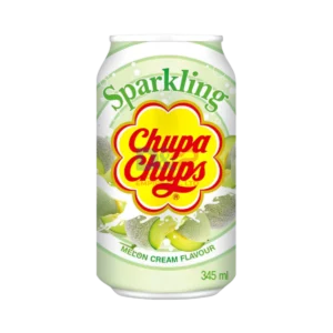 CHUPA CHUPS MELON & CREAM FLAVOUR SODA 345ML WHOLESALE 345ML - KOREA ORIGIN
