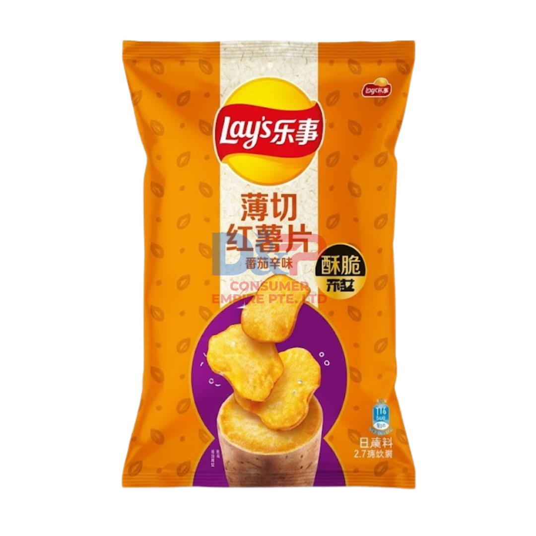 LAY'S THIN-CUT SWEET POTATO CHIPS NATURAL ORIGINAL FLAVOUR 60G WHOLESALE 60G - CHINA ORIGIN