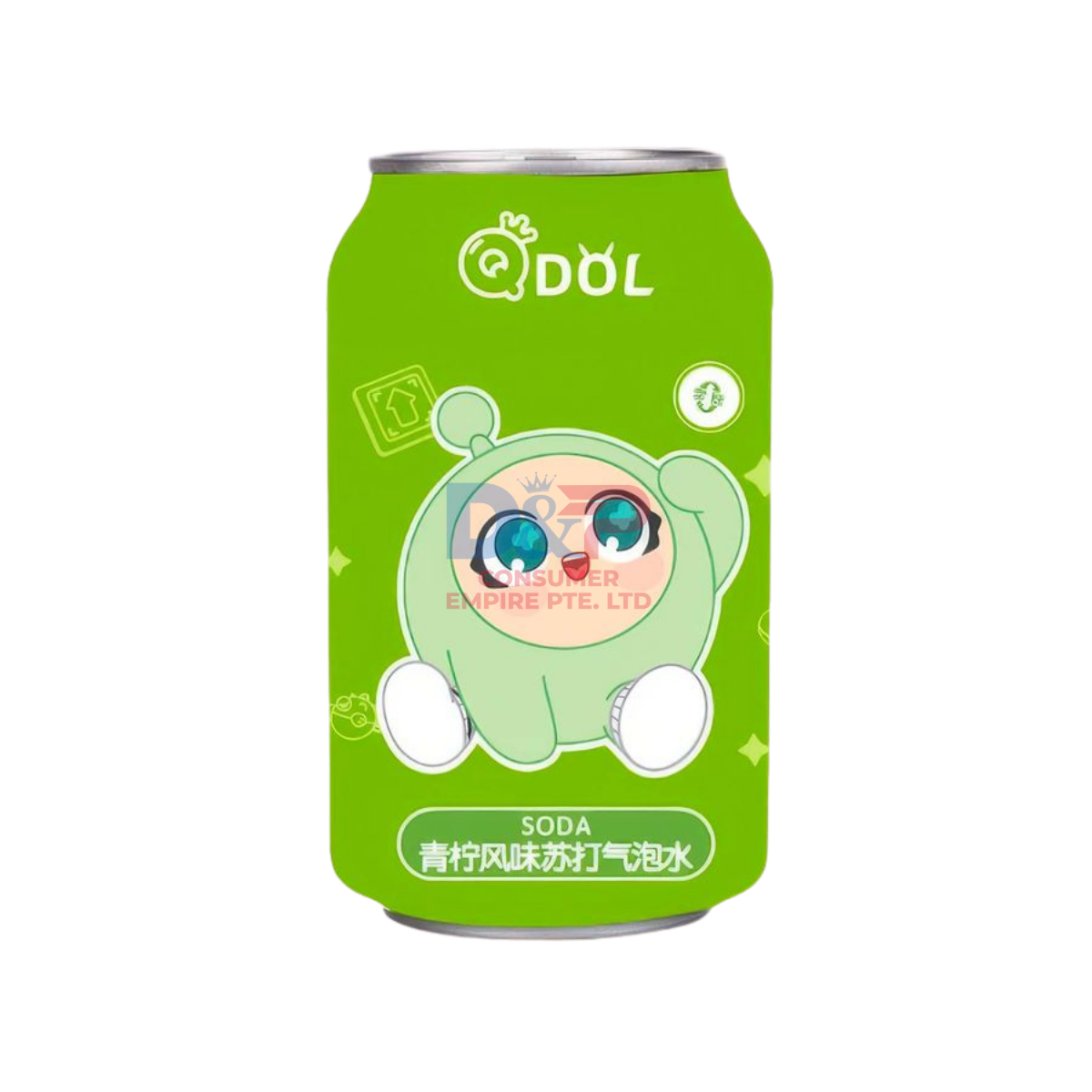 QDOL 4.0 LIME FLAVOR SODA 330ML WHOLESALE 330ML - CHINA ORIGIN