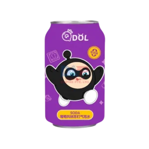 QDOL 4.0 GRAPE FLAVOR SODA 330ML WHOLESALE 330ML - CHINA ORIGIN