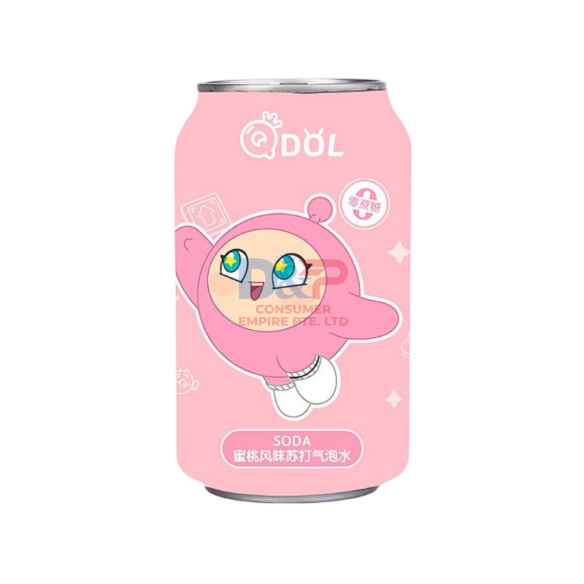QDOL 4.0 PEACH FLAVOR SODA 330ML WHOLESALE 330ML - CHINA ORIGIN