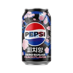 PEPSI ZERO SUGAR PEACH FLAVOR 355ML X 24 WHOLESALE 355ML X 24 - SOUTH KOREA ORIGIN