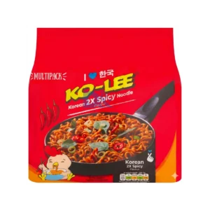 KO LEE NOODLES KOREAN 2X SPICY 4PK (4X70G) 70G X 4 WHOLESALE 70G X 4 - BANGLADESH ORIGIN