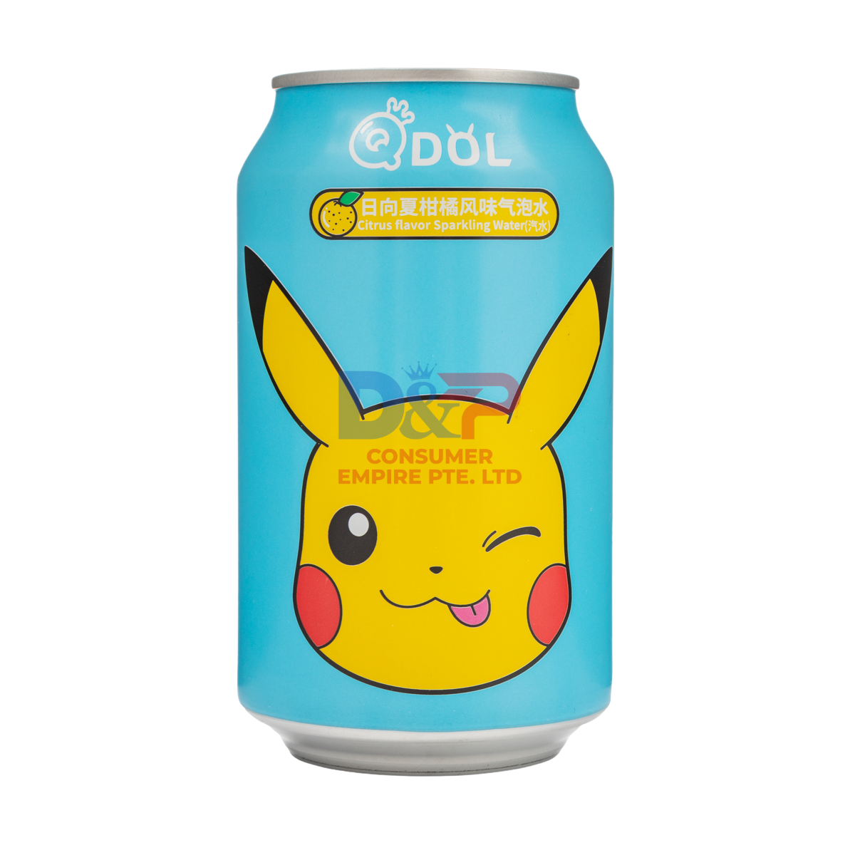 QDOL DRINKS LEMON FLAVOR SODA SPARKLING WATER 330ML WHOLESALE 330ML - CHINA ORIGIN