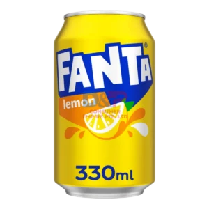 FANTA LEMON FLAVOR 330ML WHOLESALE 330ML - UK ORIGIN