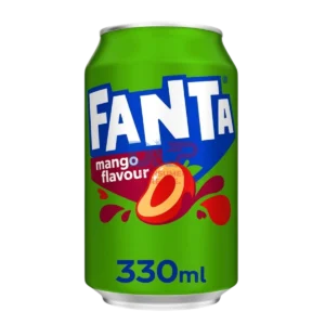 FANTA MANGO FLAVOR 330ML WHOLESALE 330ML - UK ORIGIN