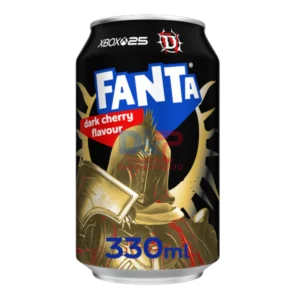 FANTA DARK CHERRY FLAVOR 330ML WHOLESALE 330ML - UK ORIGIN