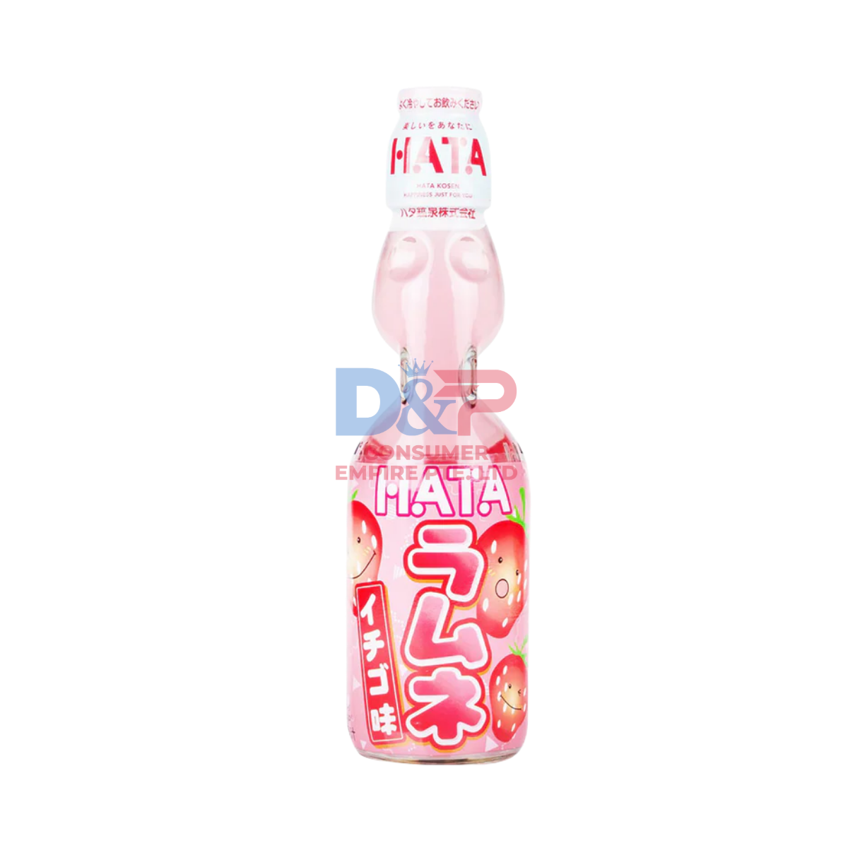 HATA KOSEN RAMUNE STRAWBERRY FLAVOR 200ML WHOLESALE 200ML - JAPAN ORIGIN
