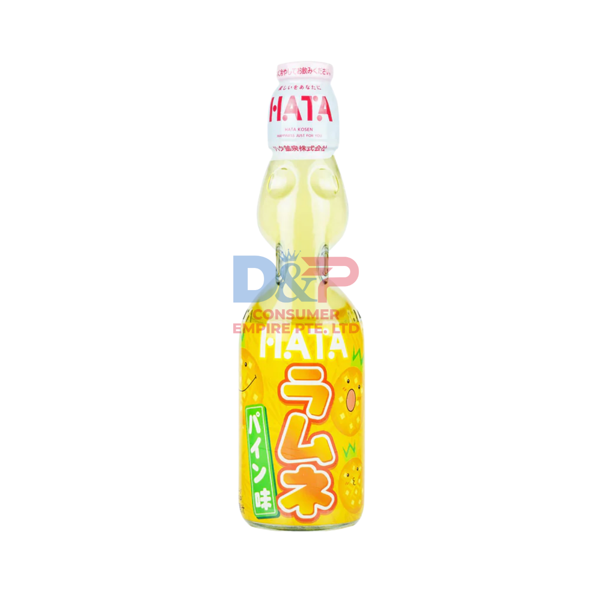 HATA KOSEN RAMUNE PINEAPPLE FLAVOR 200ML WHOLESALE 200ML - JAPAN ORIGIN