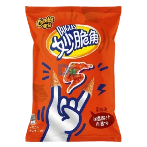 CHEETOS CRISPY BUGLES TOMATO SAUCE AND MEAT SAUCE FLAVOR 65G WHOLESALE 65G - CHINA ORIGIN